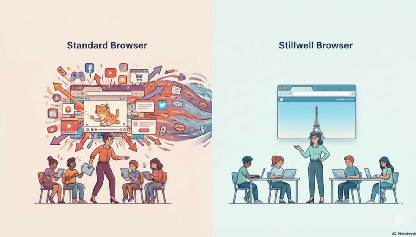 Standard Browser versus Stillwell Browser
